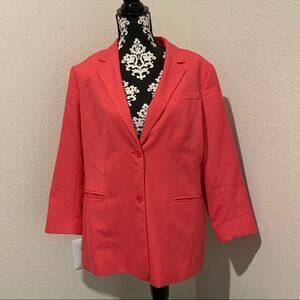 Talbots Orangeish blazer